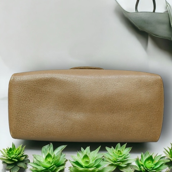 GUCCI - Super VINTAGE light brown leather. - Picture 3 of 6